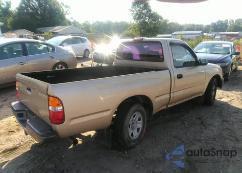 2001 Toyota Tacoma из США, поврежденный, VIN 5TENL42NX1Z856923